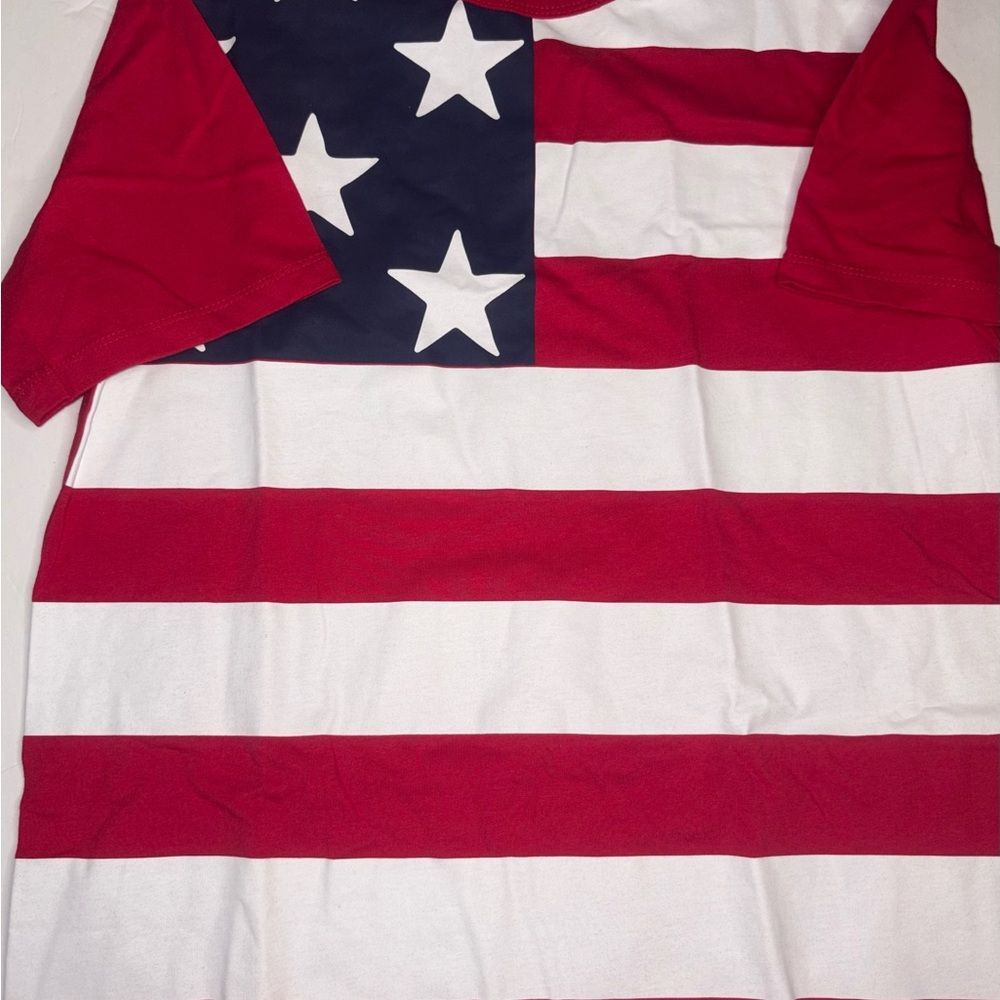 Children's Place Patriotic Stars and Stripes Kids Tee Sz XL